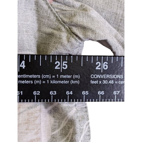 World Island Tropical Hawaiian Button Up Shirt Men size XL Gray Beachy Island - Picture 8 of 12